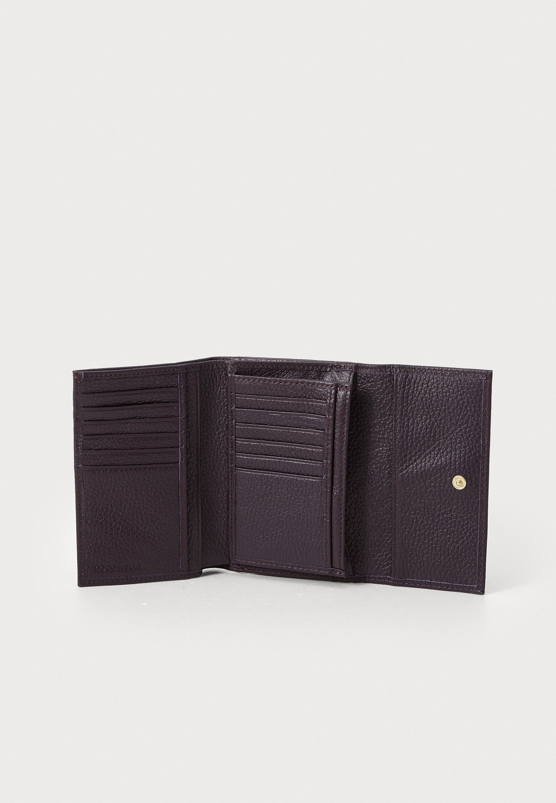 Coccinelle METALLIC SOFT - Portemonnee - pruim