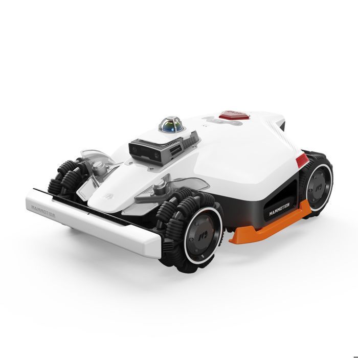 Robot tagliaerba perimetrale senza fili MAMMOTION LUBA 3 AWD 1500, LiDAR a 360° + doppia telecamera con controllo AI, pendenza dell'80%