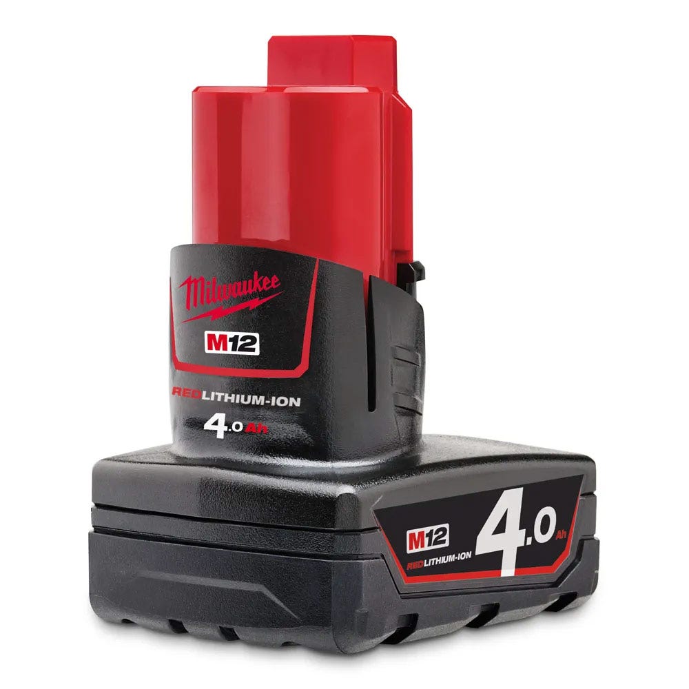 Conjunto combinado de 2 baterias Milwaukee 12V (1 x 2,0 Ah / 1 x 4,0 Ah) M12FPP2A2422B