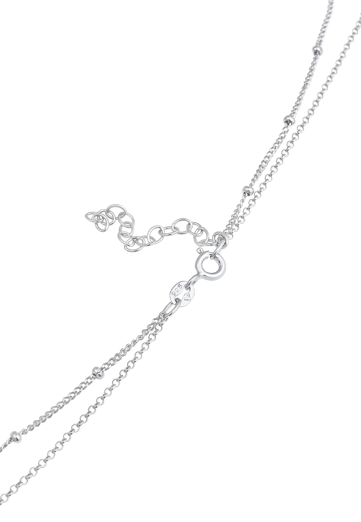 Elli Tendance filigrane pour dames avec des perles de quartz rose en argent sterling 925