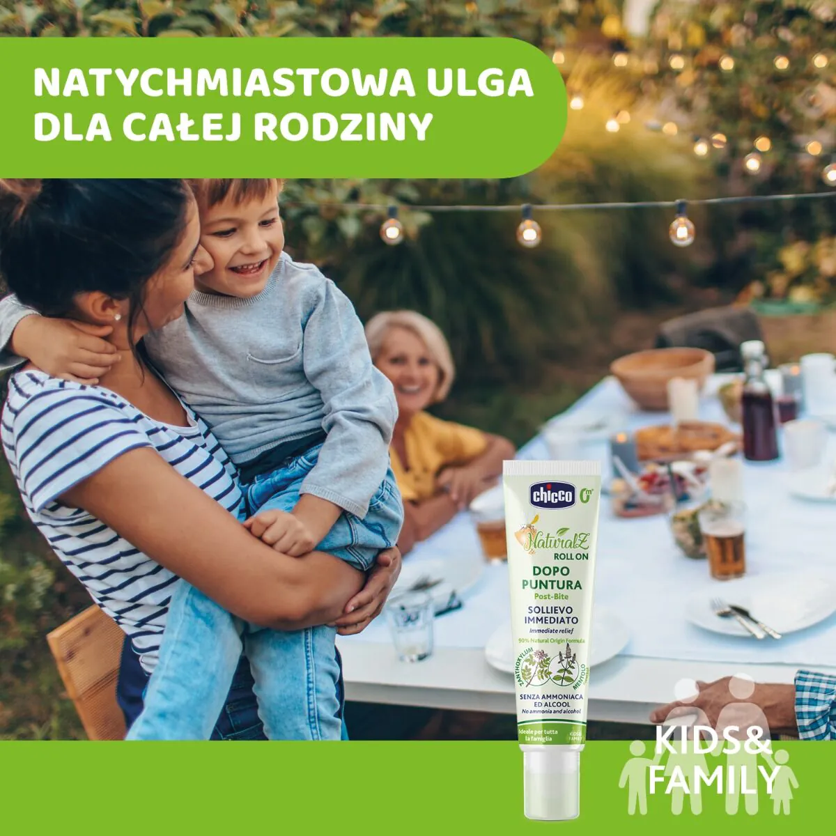 Chicco Naturalz Łagodzący sztyft na ukąszenia owadów