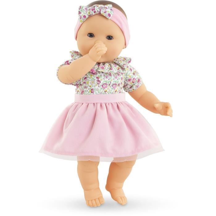 Large baby doll - COROLLE - My Adorable Large Baby Doll with Flowering Garden - 36 cm - Ages 2+