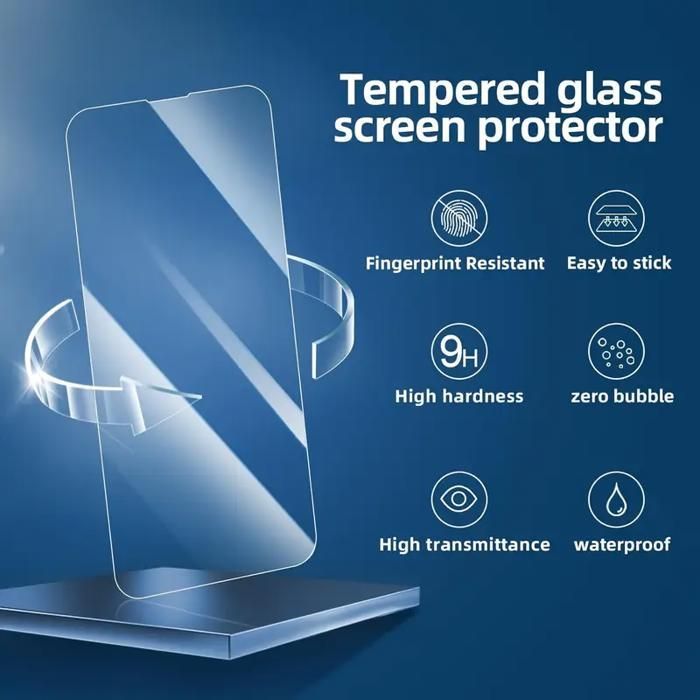 Pack of 2 Tempered Glass Screen Protectors for iPhone 16e 2025 (NOT FOR iPhone 16). Transparent - Scratch Resistant - Ultra Resistant 9H Hardness