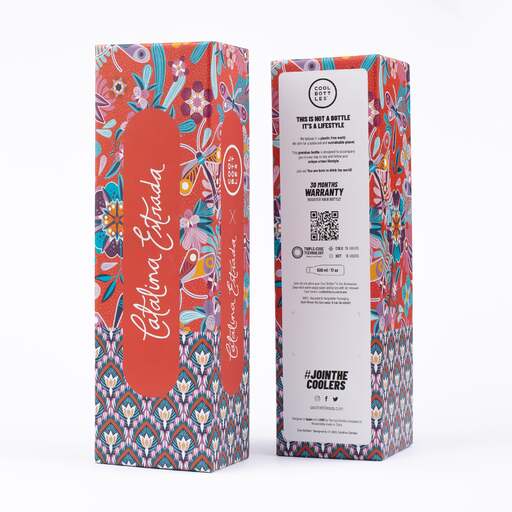 Cool Bottles Stainless Steel Thermal Bottle. Dragonfly Paradise 500ml