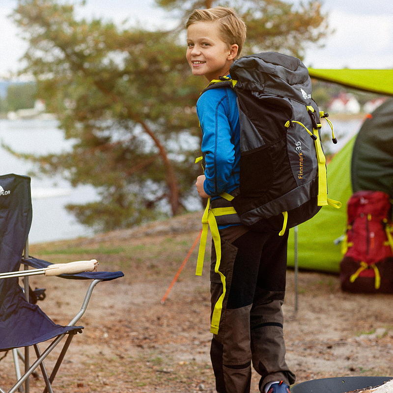 Xplor vandringsryggsäck Finnmark 35 liter, svart