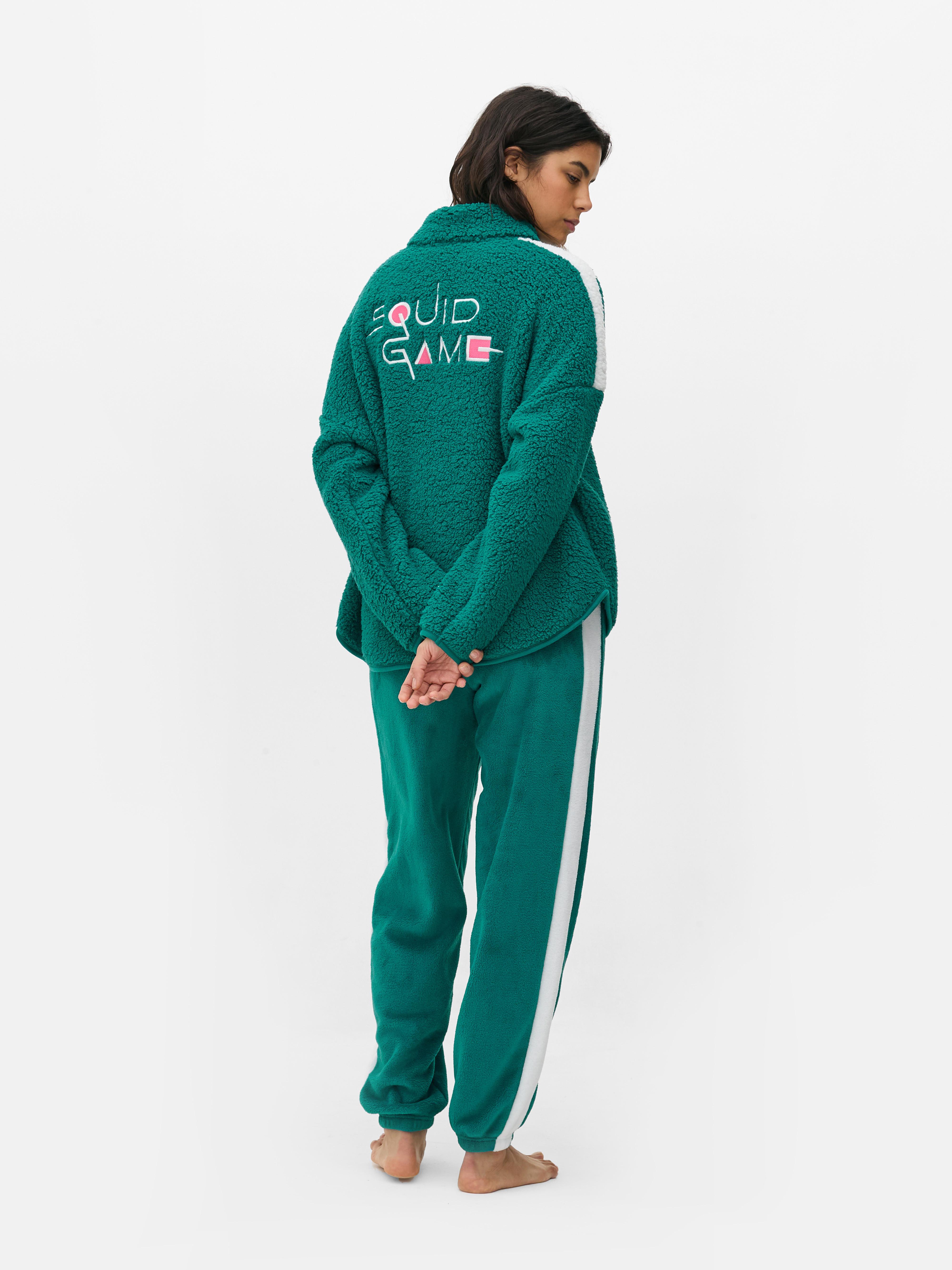 Set de hanorac și pantaloni de jogging Squid Game cu hanorac cu guler ridicat și pantaloni de jogging elastici
