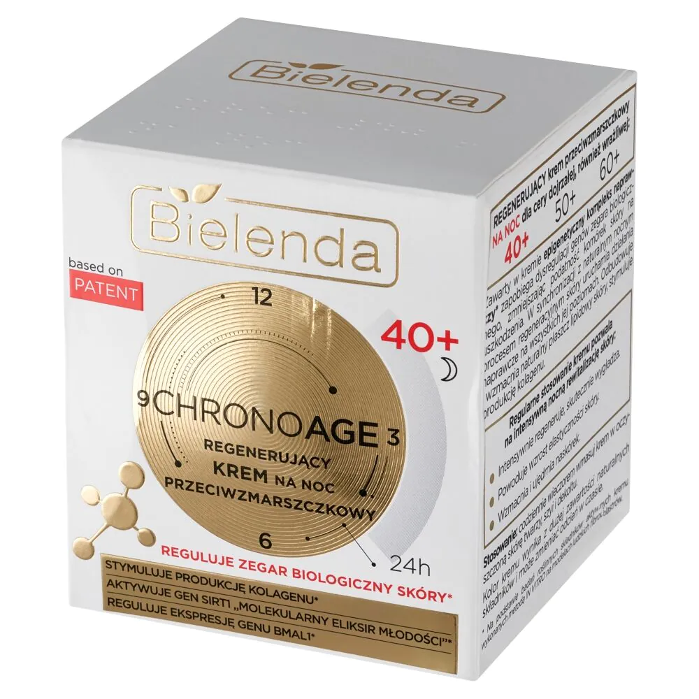 Bielenda Chrono Age 24H Regenerujący krem przeciwzmarszczkowy 40+ na noc