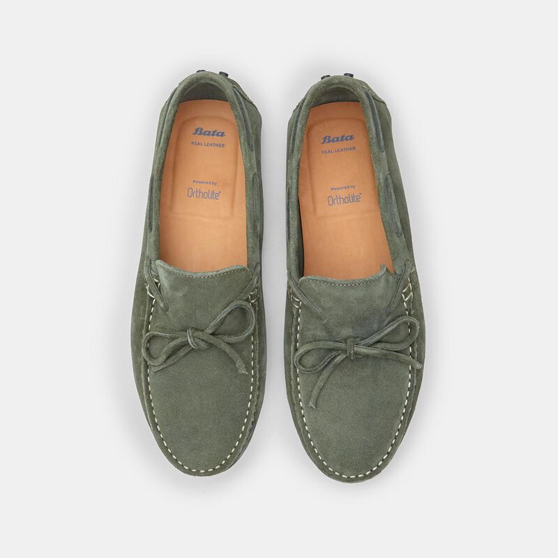 BATA Herrloafers i mocka