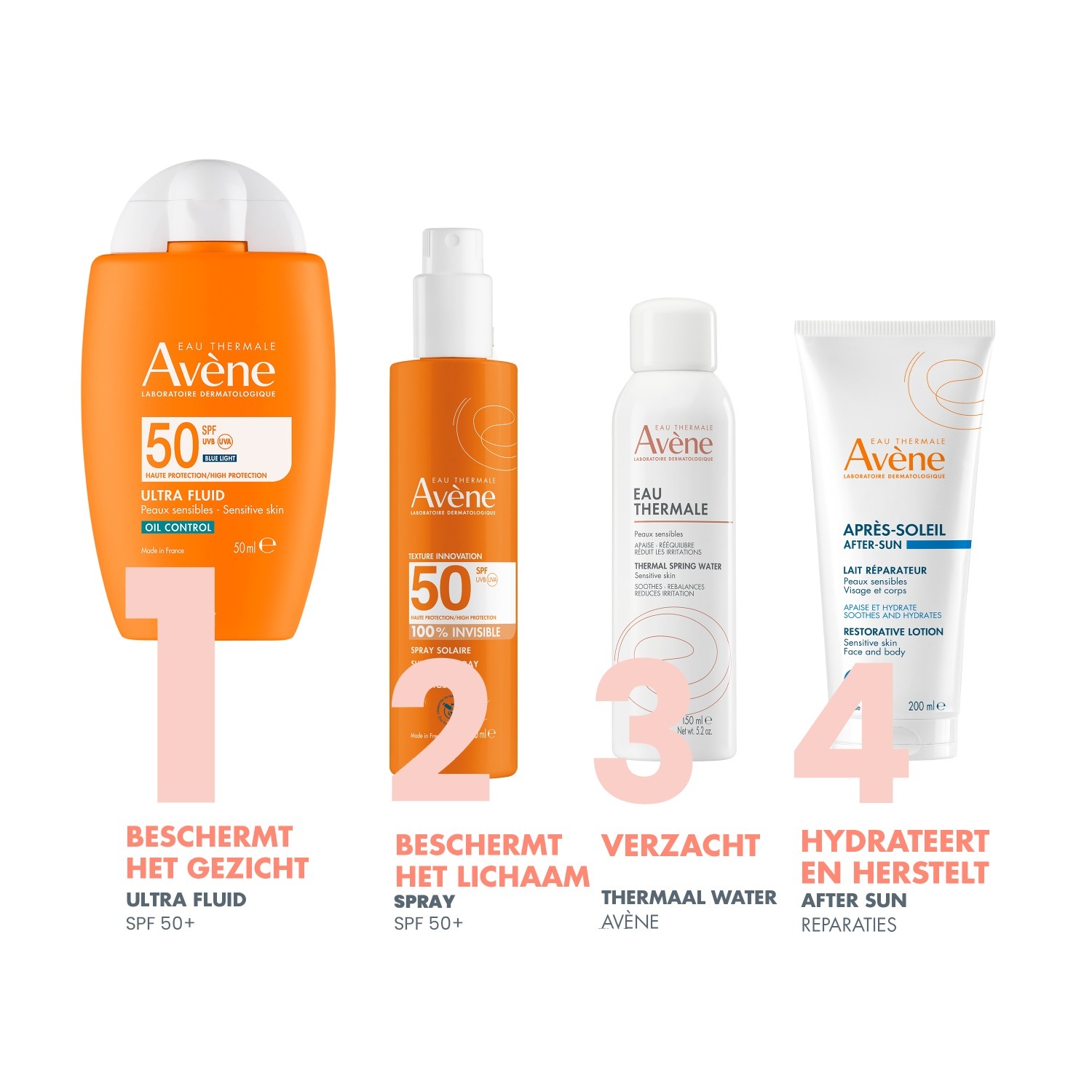 Avène Sunscreen Solaire Ultra Fluid Oil Control SPF50 - 50 ml