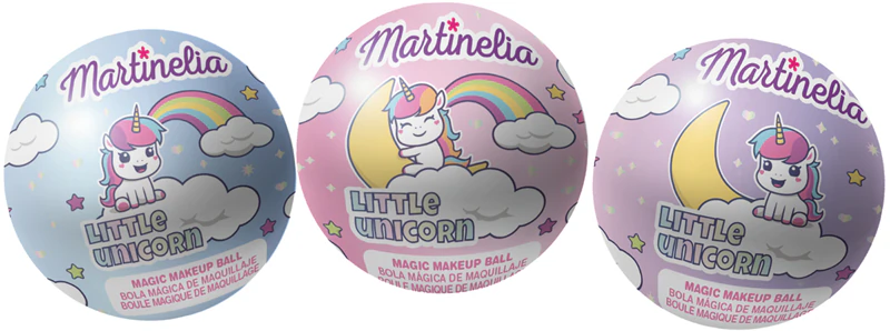 Base para bola de maquiagem mágica de unicórnio pequeno Martinelia