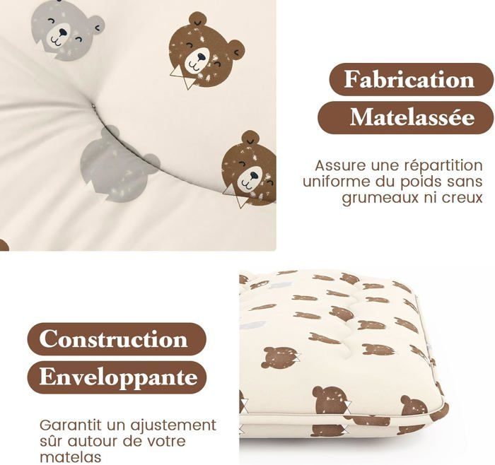 Colchón futón japonés GOPLUS, 1 persona, 90x200 cm - Cama enrollable para el suelo, portátil con bolsa de transporte, marrón