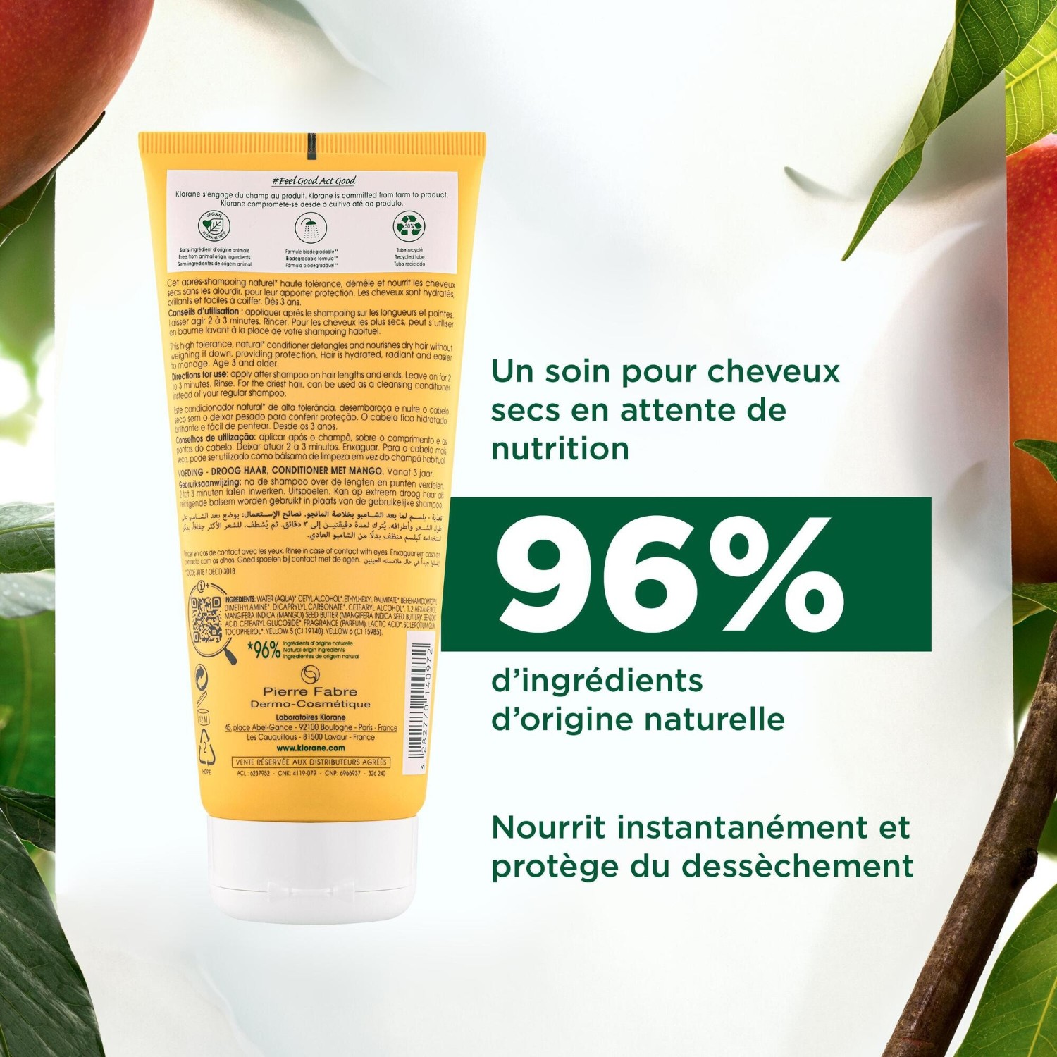 Klorane Après-shampoing à la Mangue