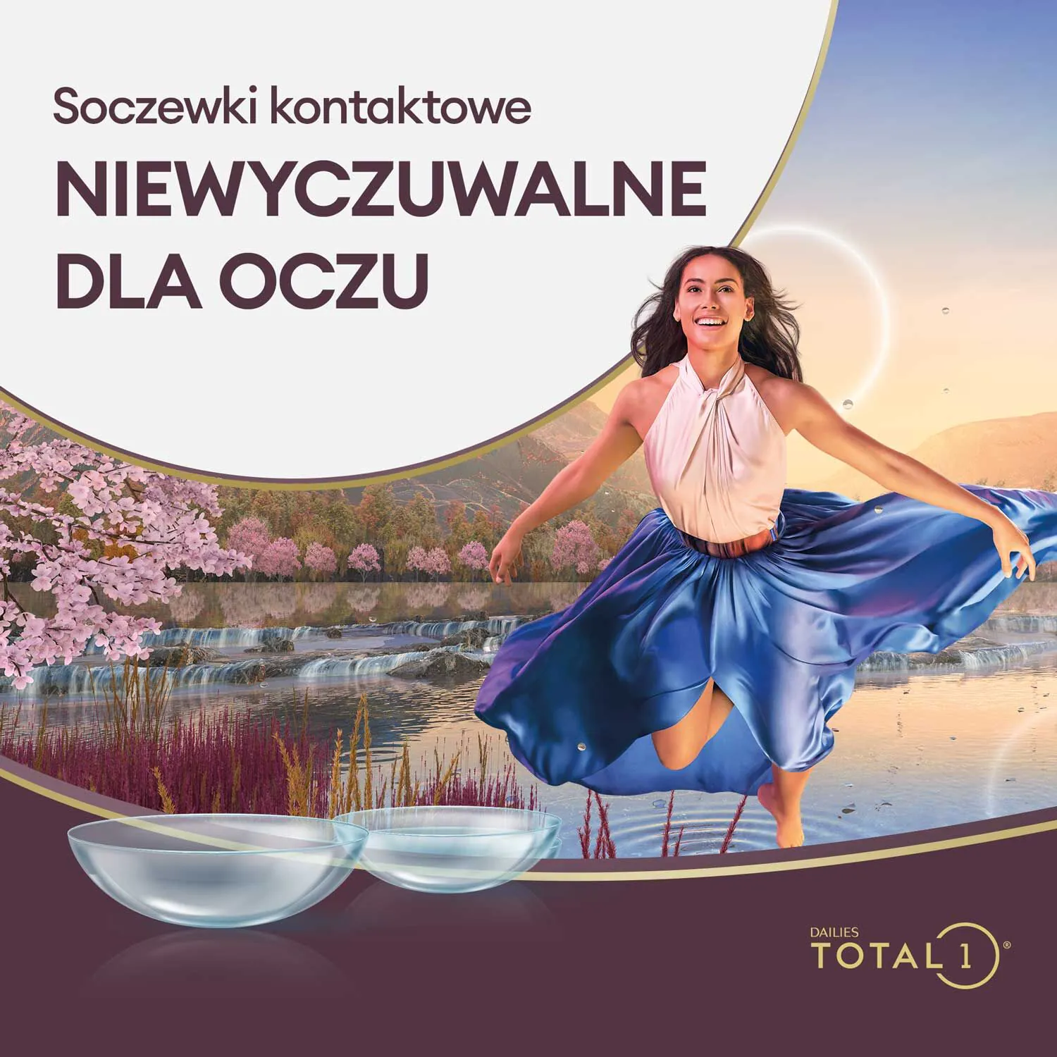 Dailies Total 1, Soczewki kontaktowe jednodniowe, Moc -02.75