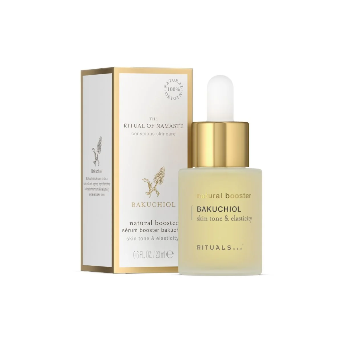 The Ritual of Namaste Bakuchiol Natural Booster - Siero viso effetto globale, Siero viso antirughe