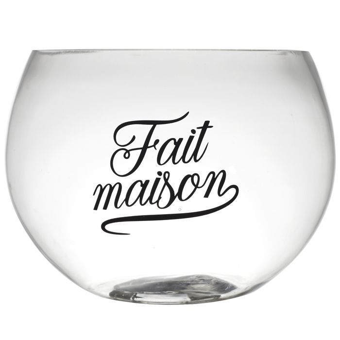 Saladier à Cocktail - Home Deco Factory - 6.6l - Transparent - Avec Louche