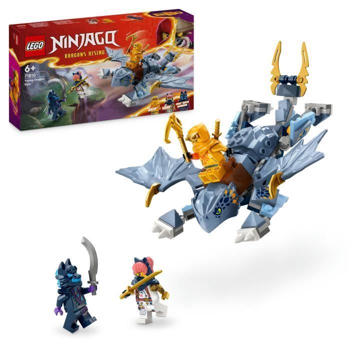 LEGO NINJAGO 71810 Il giovane drago Riyu, set di costruzioni, 3 minifigure ninja