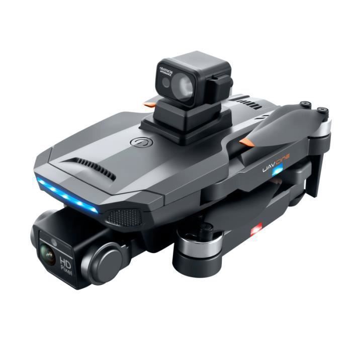 Dragon Touch K918 MAX GPS-drone, professionele 8K dual-camera HD FPV, 1,5 km fotobereik, exclusief verkrijgbaar bij Cdiscount, inclusief 2 accu's, zwart