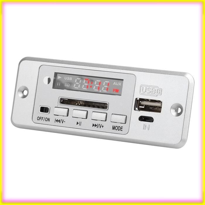 keenso Carte décodeur MP3 Module Décodeur MP3 Avec Amplificateur De Puissance Pour Lecteur De Musiqu video videoprojecteur Argent