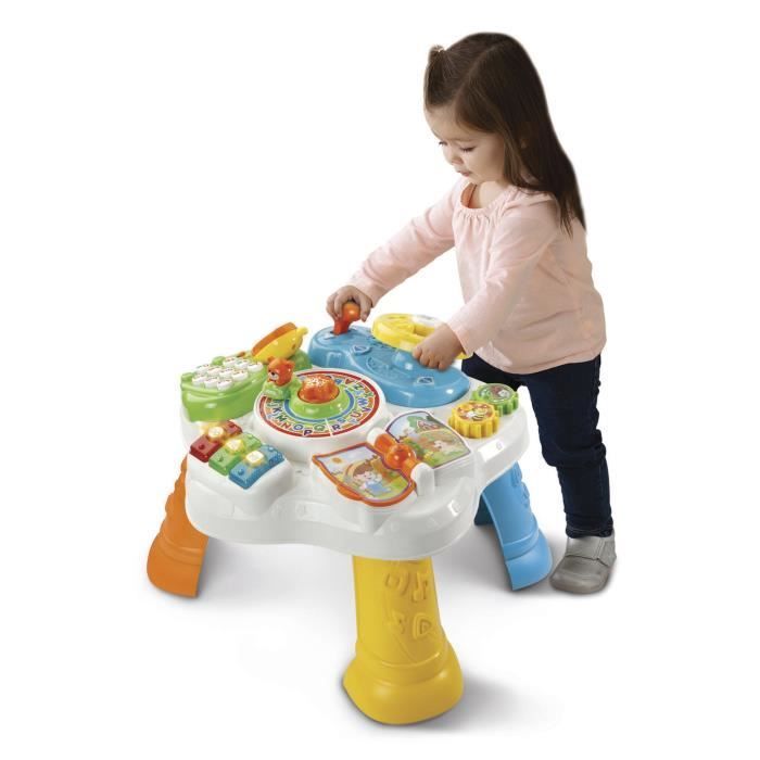 VTech Zweisprachiger Aktivitätstisch – Mein zweisprachiger Aktivitätstisch – Mehrfarbig – 100 % zweisprachig – Ab 9 Monaten