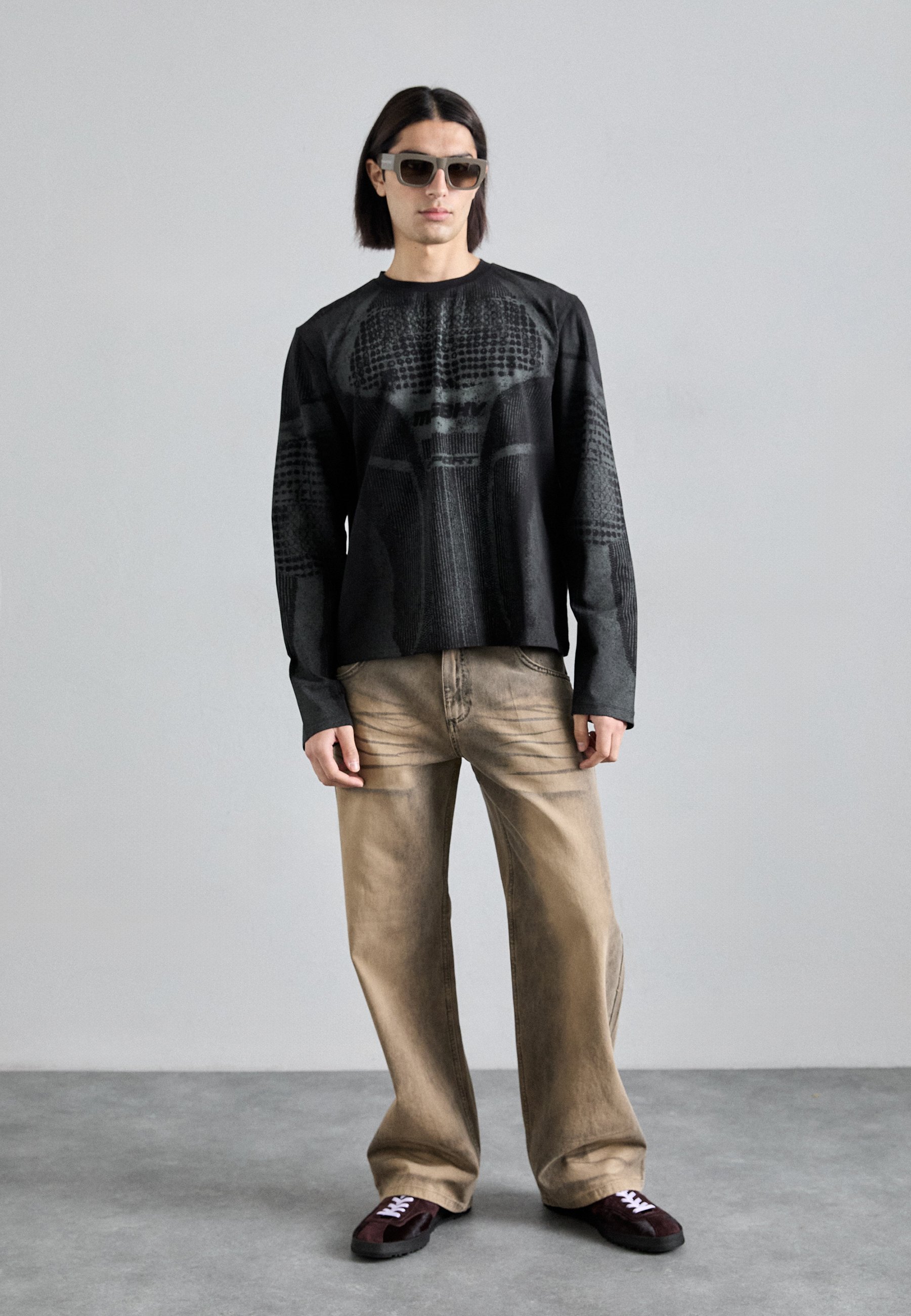MISBHV 'ACTIVE' LONGSLEEVE - Top met lange mouwen - zwart