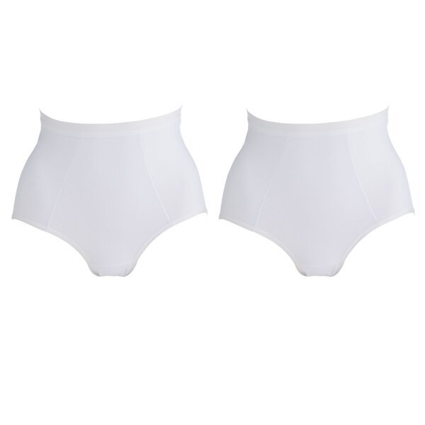 Kruidvat Cotton Shape Maxi sieviešu biksītes<br>baltas, XL izmērs, 2 gab.