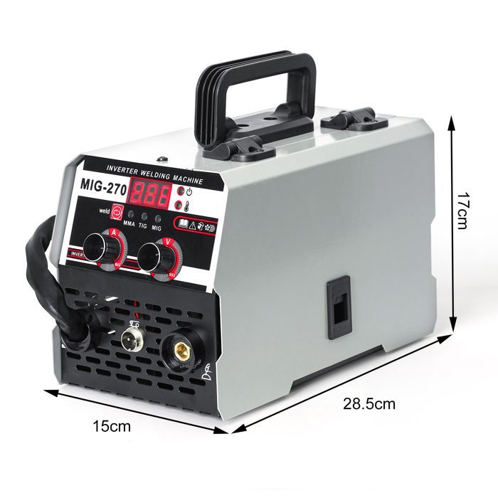 MIG-270 Inverter Welding Machine, 220V, 20-250A, F - 1.6-3.2 mm
