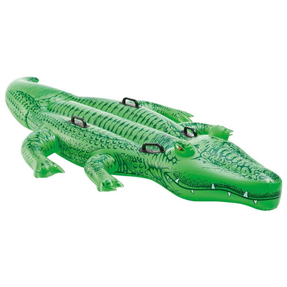  Intex felfújható krokodil 4 fogantyúval, 203x114 cm