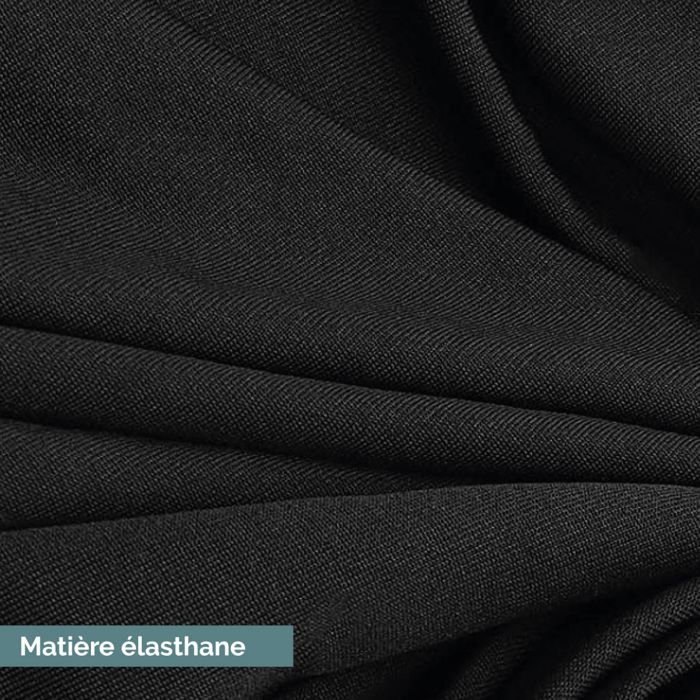 Full cover for massage table - Black - Vivezen