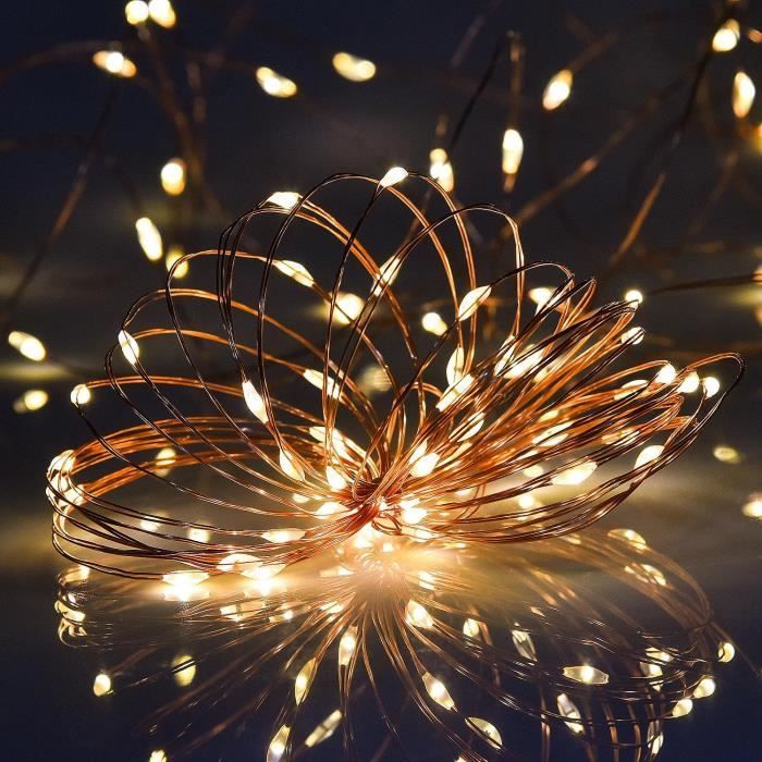 Außenlaterne – Solarbetrieben – Wasserdichte LED – Kupfer – 8 Beleuchtungsmodi
