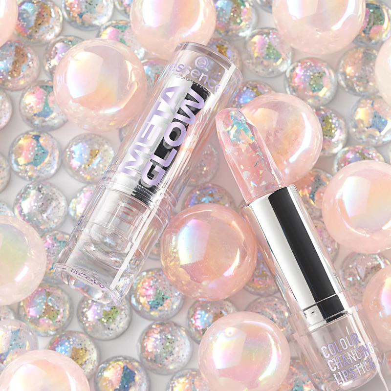 essence META GLOW COLOUR CHANGING Lippenstift, der je nach Stimmung seine Farbe ändert.
