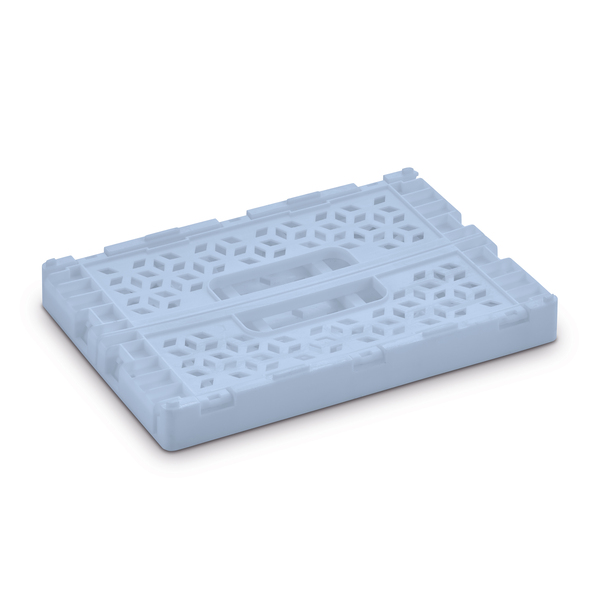 Mini folding box, small, blue, set of 4
