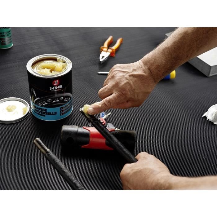 Graxa de lítio universal 3 em 1, técnica, em embalagem de 1 kg.
