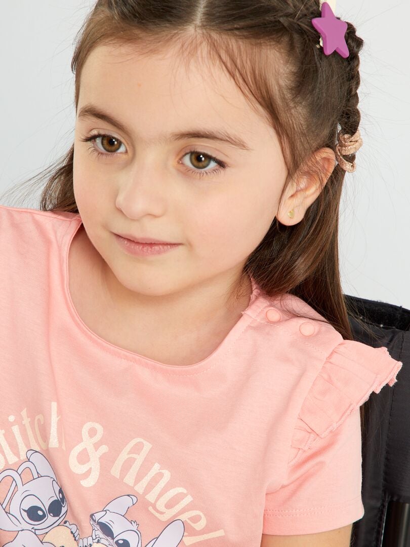 Camiseta estampada 'Disney' - ROSA