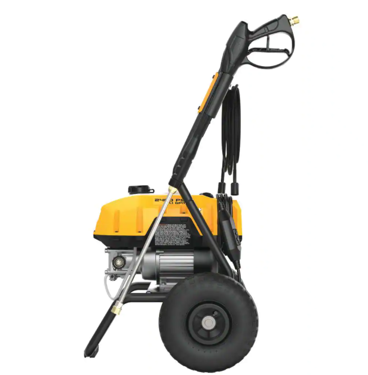Lavadora de alta pressão elétrica DEWALT 2400 PSI 1,1 GPM para água fria