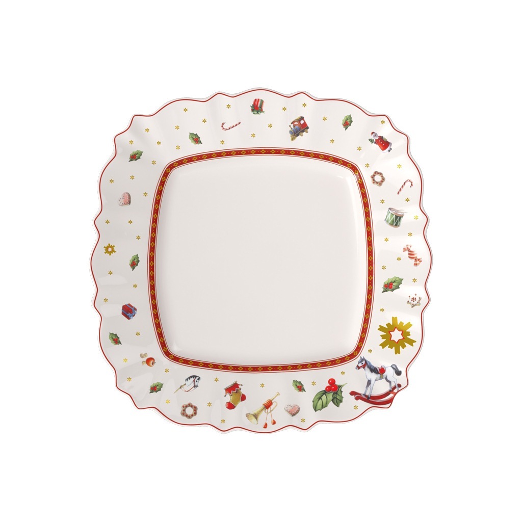 Villeroy & Boch pusdienu šķīvis, Toy Joy, kvadrātveida – 1 gab.