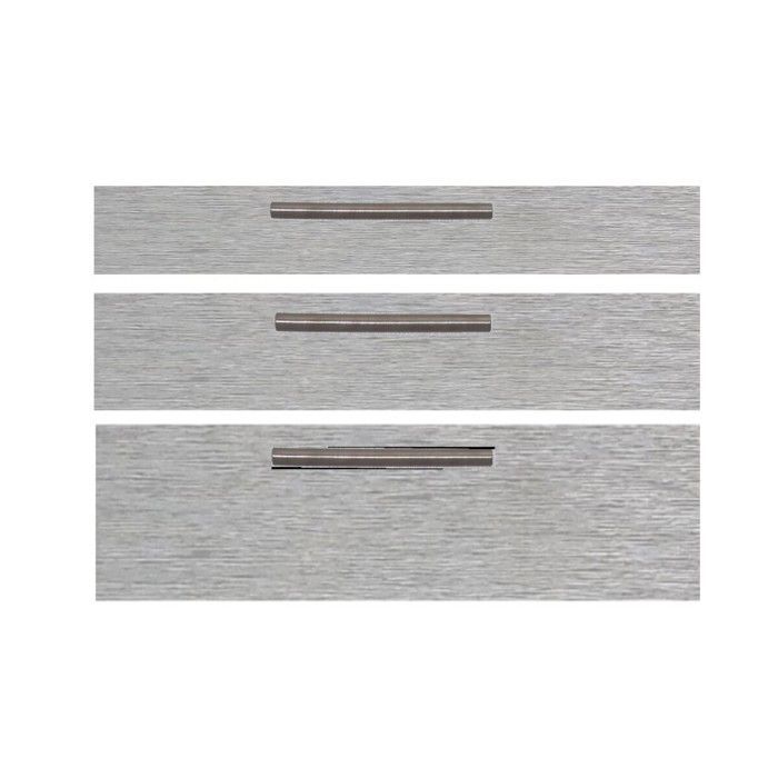 Puerta de cocina Lumi Platinum, 700 cm de alto x 80 cm de ancho, 3 cajones. El kit de cajones se vende por separado.
