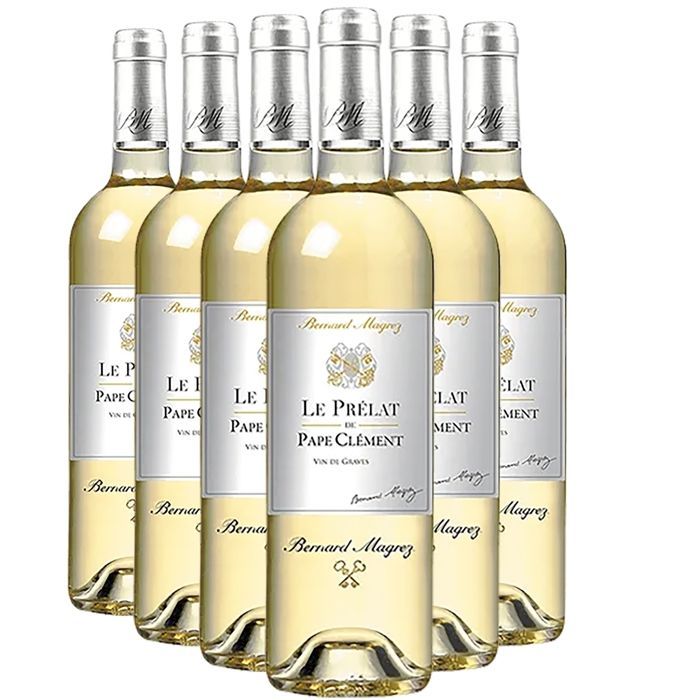 Château Pape Clément Graves Le Prélat de Pape Clément 2018 - White Bordeaux Wine (6x75cl)