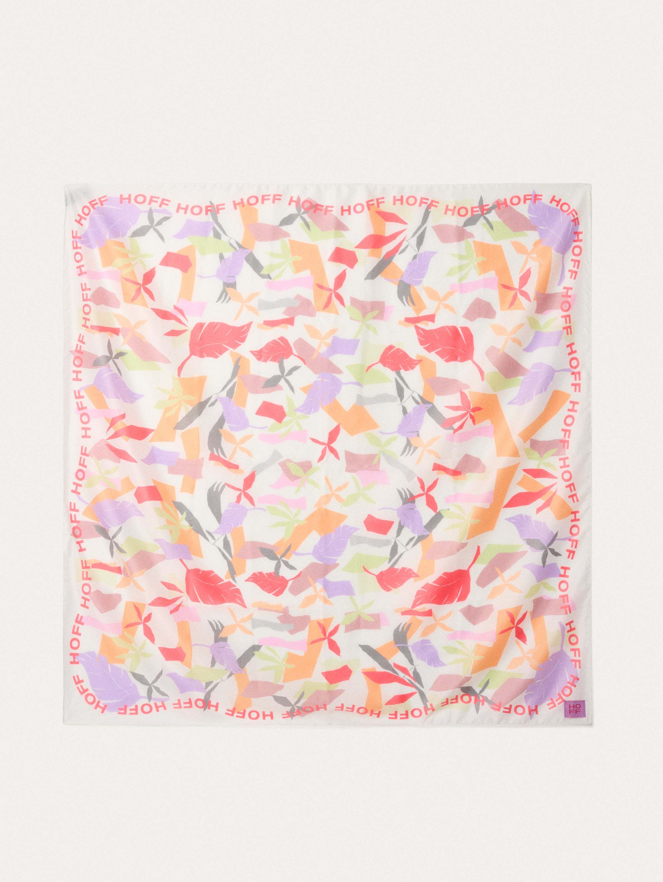 PAÑUELO ESTAMPADO LEAF LILAC