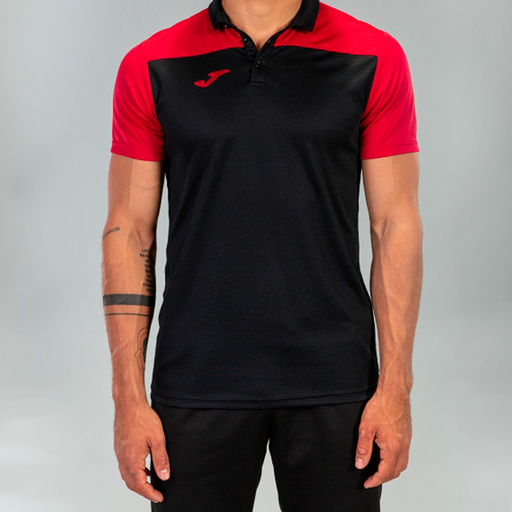  Polo Manga Corta Joma Hobby Ii Negro Rojo