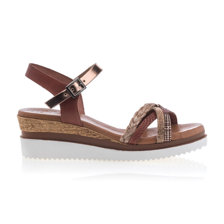 Bruine damessandalen / open teenschoenen