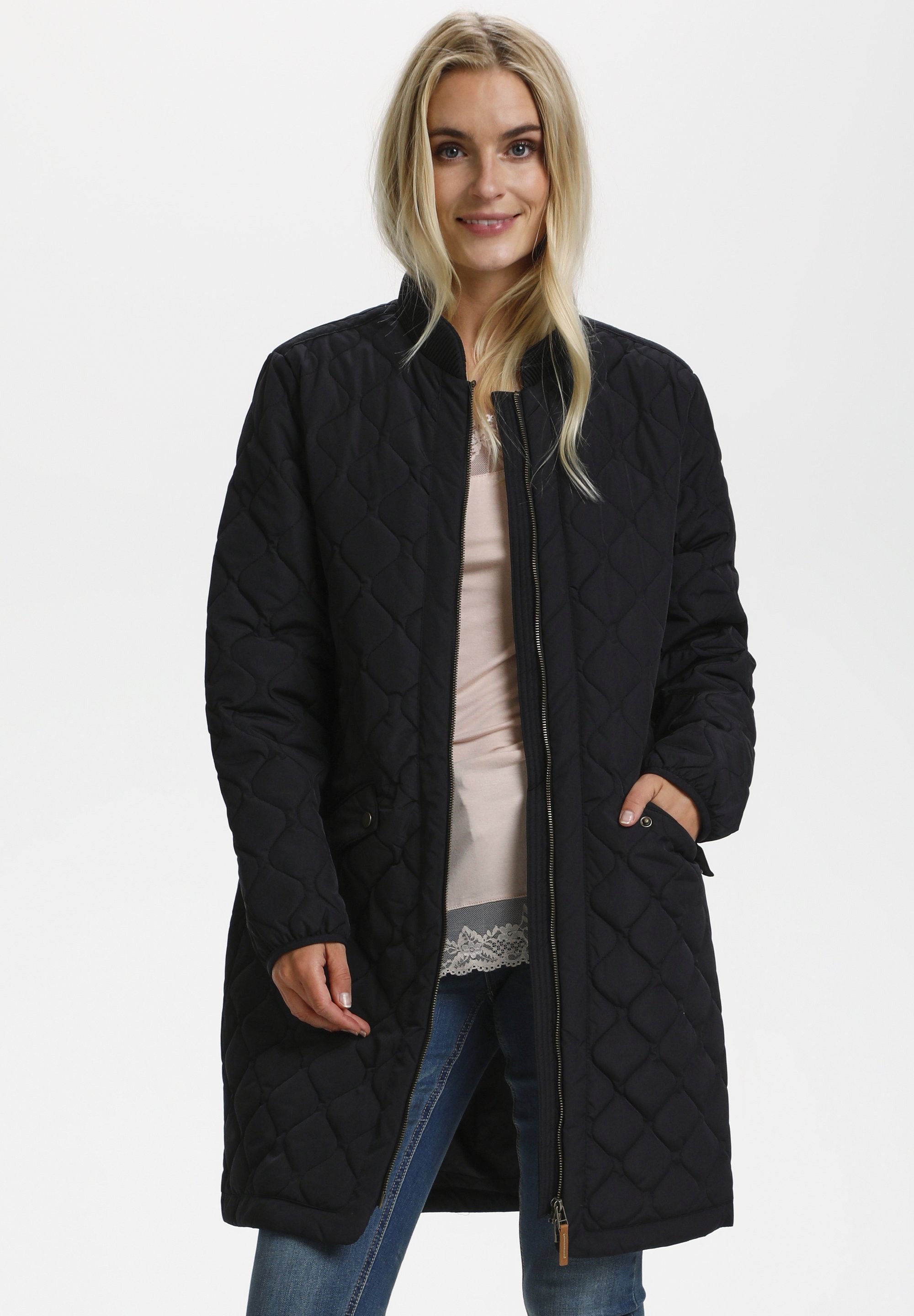 Crème ARWEN - Veste légère - noir profond