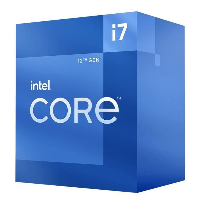 Processeur - INTEL - Core i7-12700F - 25M Cache, jusqu'à 4.90 GHz (BX8071512700F)