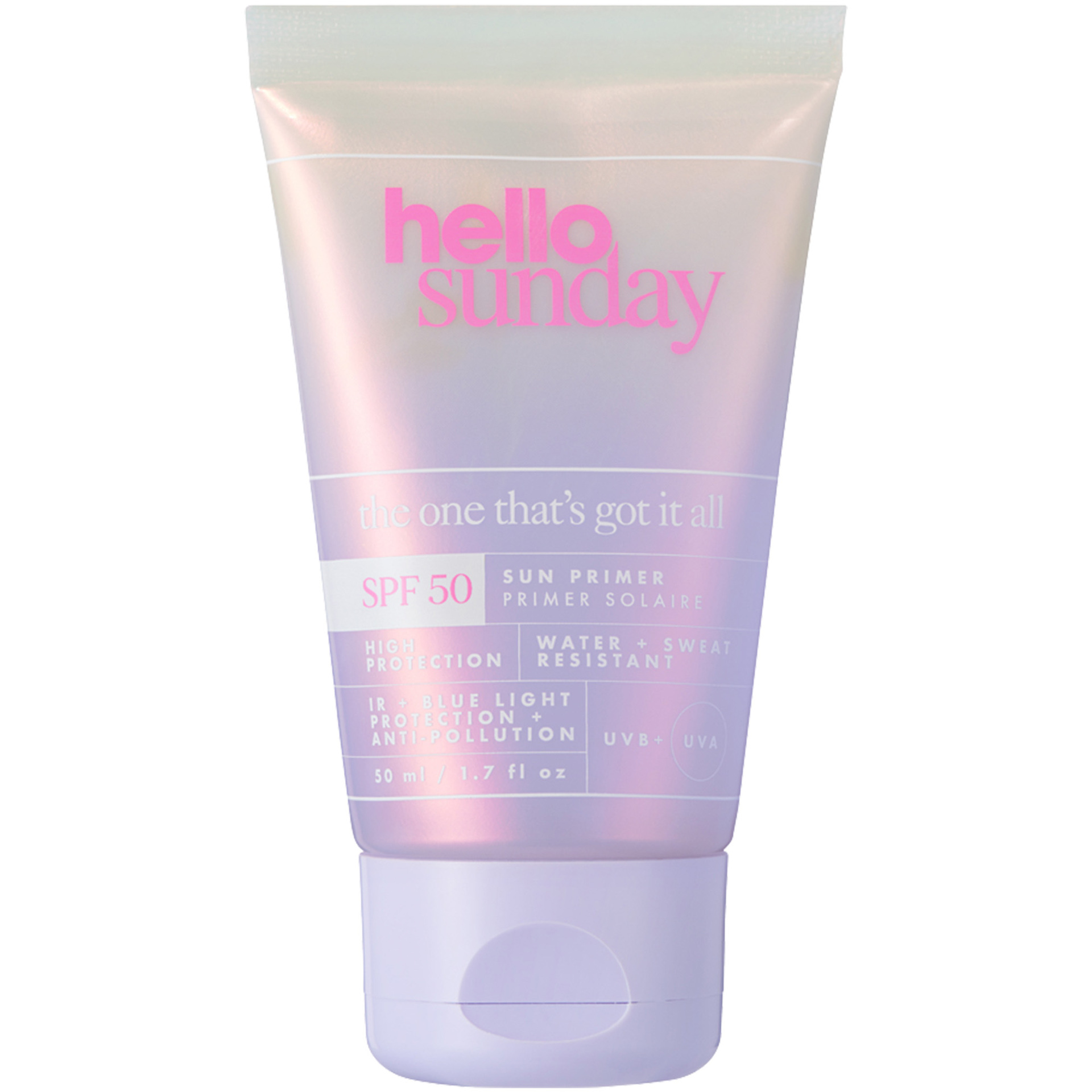 Cel care le are pe toate - Bază solară invizibilă SPF50 50 ml - Hello Sunday