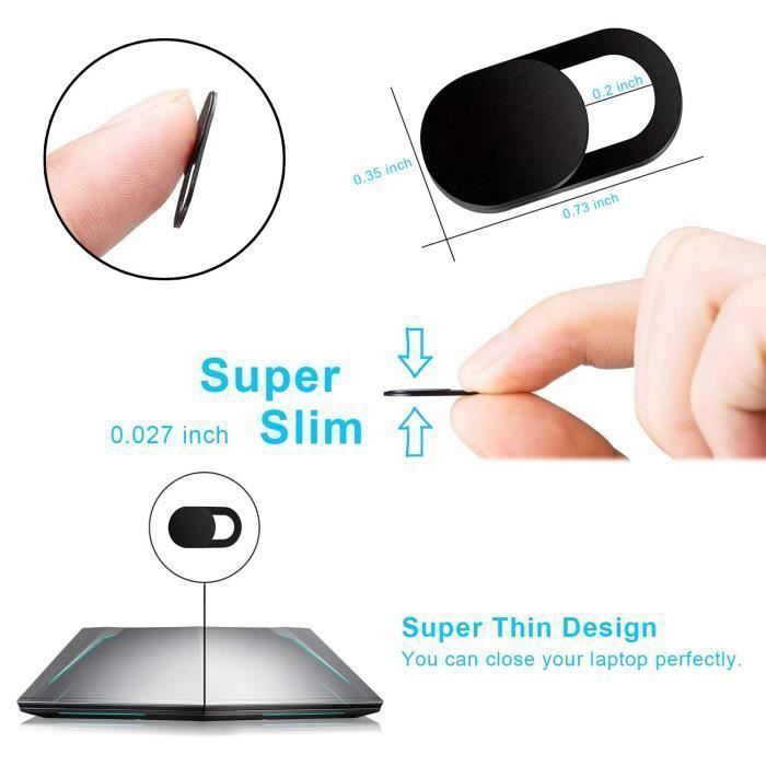 Webcamcover - Ultradunne cameracover voor laptops zoals Macbook Pro, iPad Pro, smartphones, tablets en computers