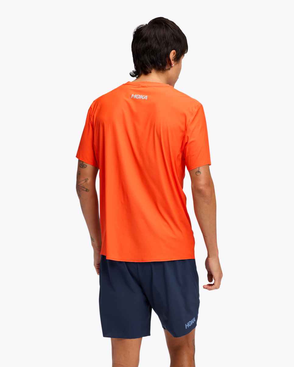 HOKA Airolite T-shirt met korte mouwen 2.0 Lava