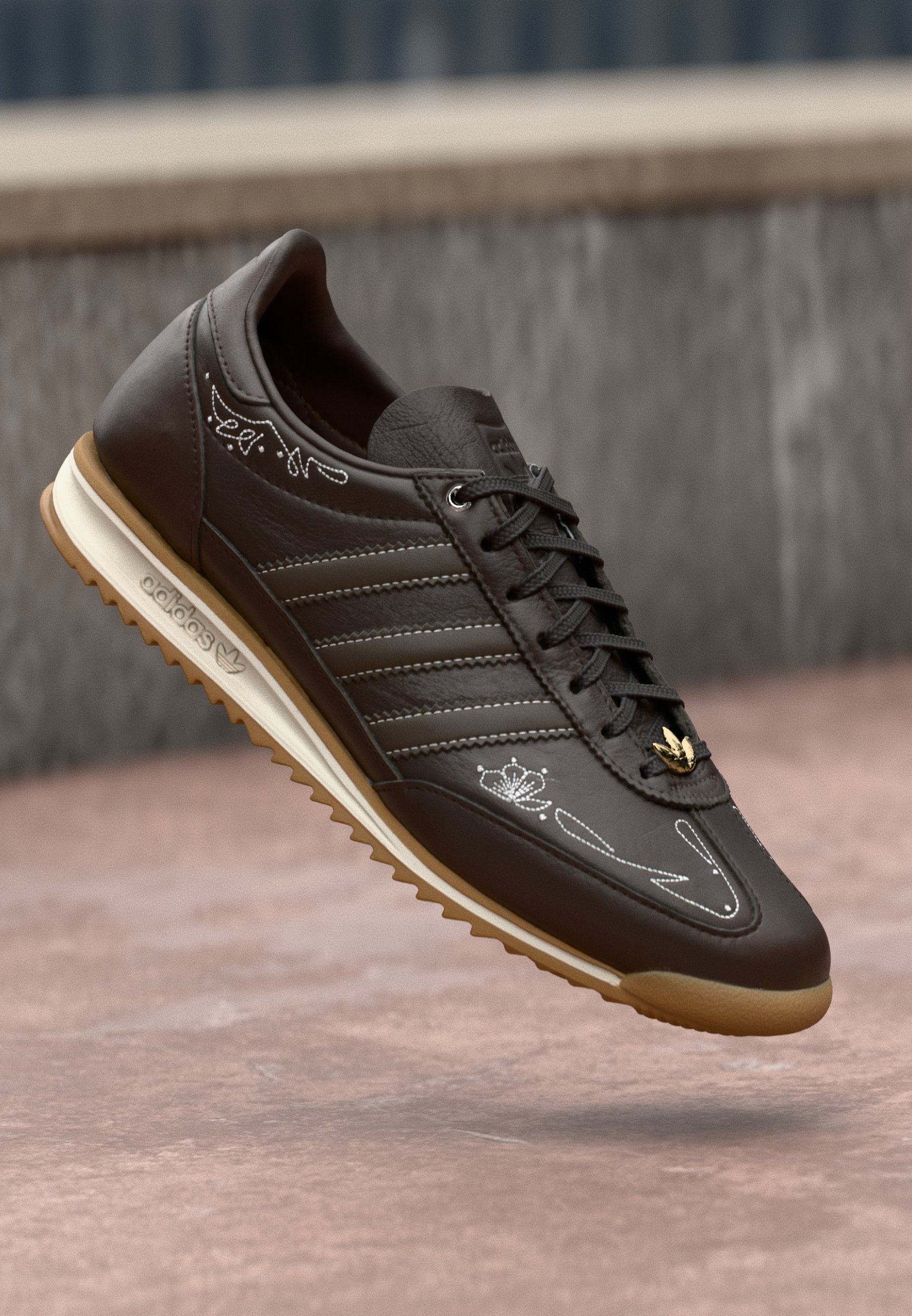 adidas Originals SL 72 OG - Sneakers laag - donkerbruin