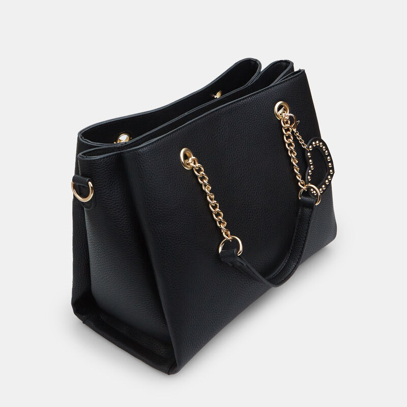 Shopper da donna con charm a cuore