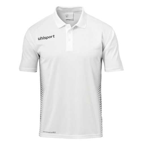  Polo Score Blanc/Noir Uhlsport