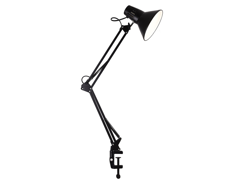 Lampka biurkowa Worker metalowa czarna