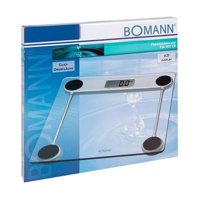 Digital bathroom scale - BOMANN - PW 1417 CB - 150 kg capacity - 100 g increments - LCD display